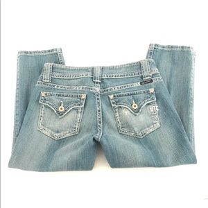 Miss Me Light Highland O2 Capri Jeans  28x21